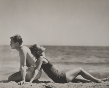 Nickolas Muray (American, b. Hungary, 1892–1965), Joan Crawford and Douglas Fairbanks Jr., Santa Monica, California, 1929. Gelatin silver print. George Eastman Museum, gift of Mrs. Nickolas Muray. © Nickolas Muray Photo Archives