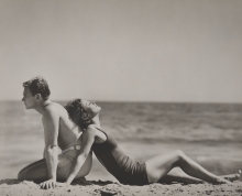 Nickolas Muray (American, b. Hungary, 1892–1965), Joan Crawford and Douglas Fairbanks Jr., Santa Monica, California, 1929. Gelatin silver print. George Eastman Museum, gift of Mrs. Nickolas Muray. © Nickolas Muray Photo Archives