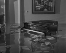 Credit: Philip Montgomery, Piano, Hurricane Harvey, Houston, Texas, 2017. Courtesy the artist.