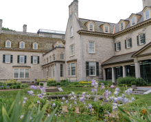 Photo of the gardens at George Eastman Museum