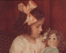 Girl with doll