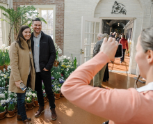 Photo of Dutch Connection, flowers on view throughout historic mansion