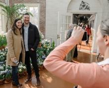 Photo of Dutch Connection, flowers on view throughout historic mansion