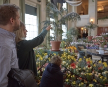 Photo of Dutch Connection, flowers on view throughout historic mansion