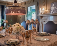 Tablescape inspired by the film Harvey
