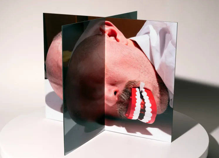 Film object mouth by Lucas Blalock