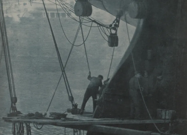 Alvin Langdon Coburn photo The Rudder, Liverpool Docks