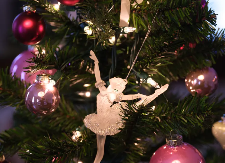 Decorated holiday tree
