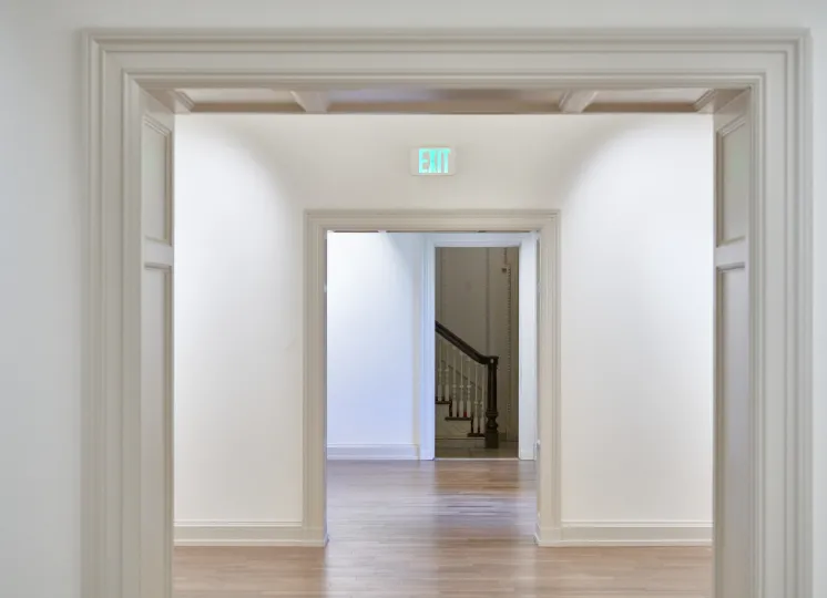 The first floor of the new galleries