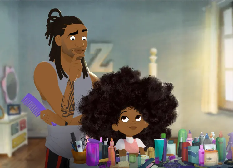 Still from Hair Love