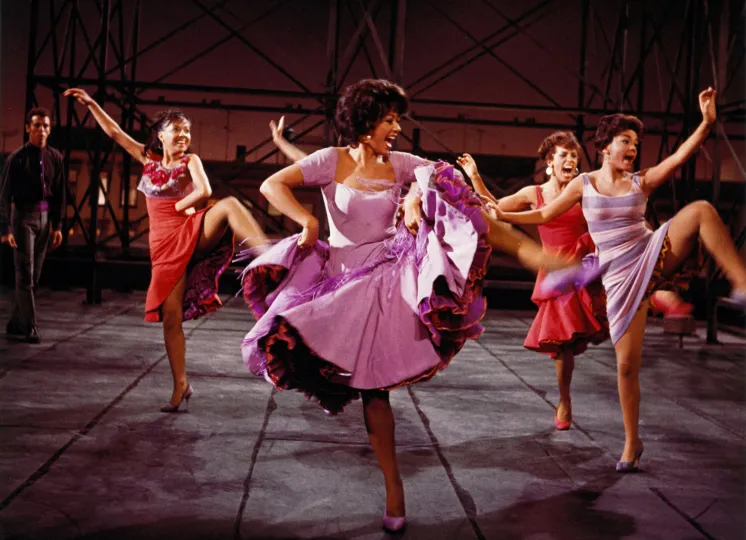 Still from <em>West Side Story</em> (Jerome Robbins, Robert Wise, US 1961), with Rita Moreno as Anita. United Artists/Photofest © United Artists Corporation