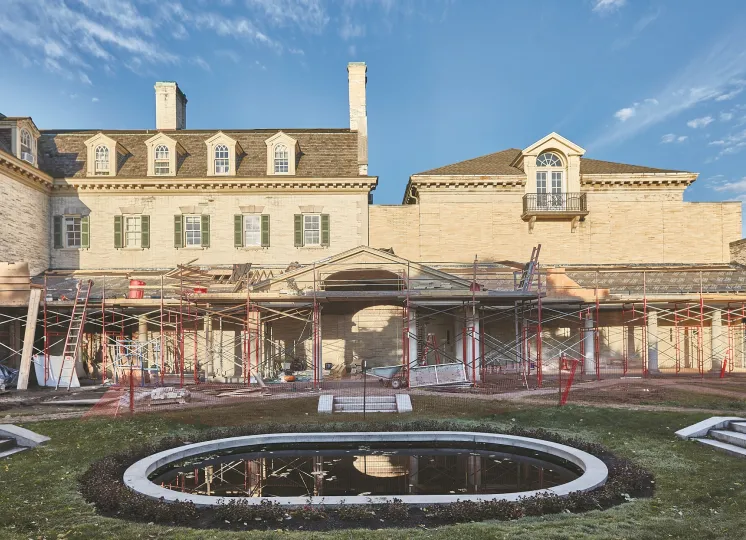 Colonnade restoration
