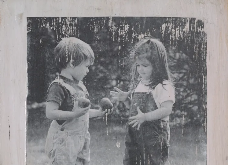 Emma Annable, Untitled, from the exhibition Photo Art Therapy: A Convergence of Creativity and the Healing Process. Photo transfer on wood. Courtesy of the artist. 