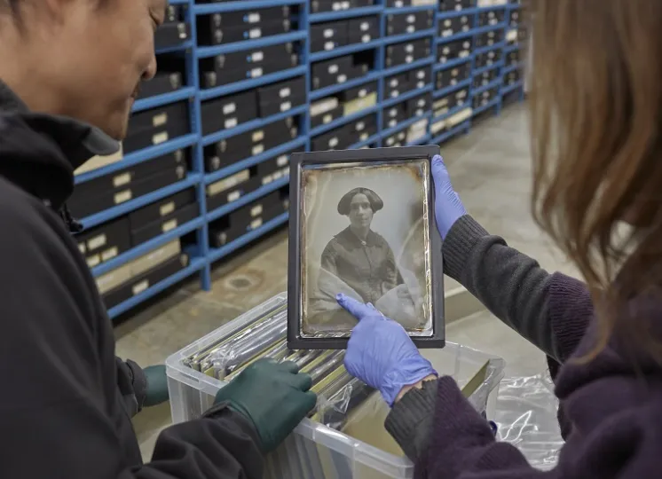 Eastman Museum's photography vault