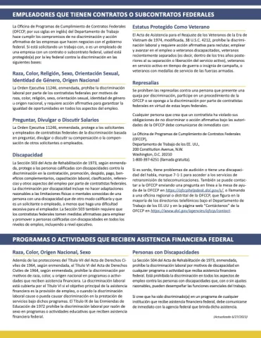 Know Your Rights Spanish Version (page 2) 