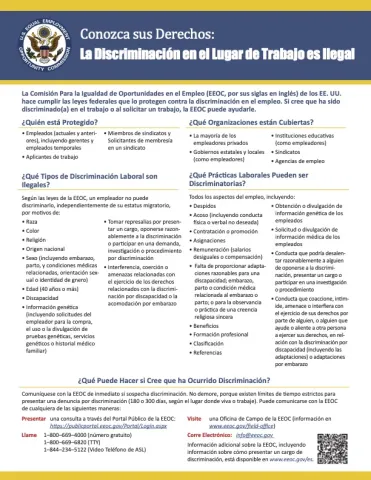 Know Your Rights Spanish Version (page 1) 