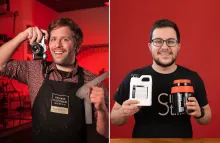 Left side shows GEM's historic process specialist Nick Brandreth; right side shows CineStill’s Customer Solutions Manager Andre Domingues