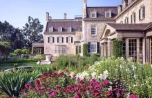View of the mansion from the Townson Terrace garden
