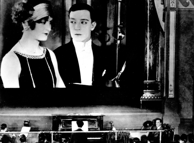 still from Sherlock Jr. (1924)