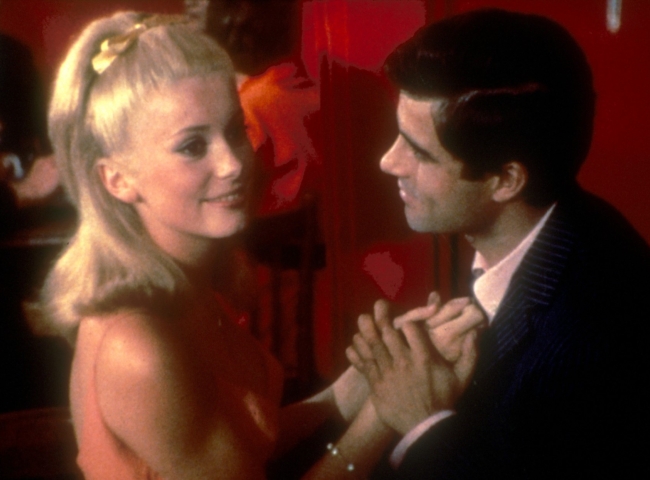 still from The Umbrellas of Cherbourg