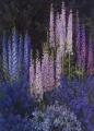 Edward Steichen (American, b. Luxembourg, 1879–1973), Delphiniums, 1940. Dye imbibition print. George Eastman Museum, bequest of Edward Steichen.© 2025 Estate of Edward Steichen / Licensed by ARS, New York