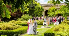 Wedding ceremony in the West Garden