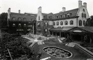 Historic view of the terrace garden
