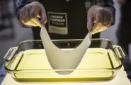 Preparing paper for albumen printing