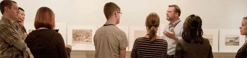 Group in the photography study center