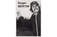 Baseball Trading Card of Roger Mertin
