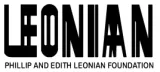 Wordmark for the Phillip and Edith Leonian Foundation